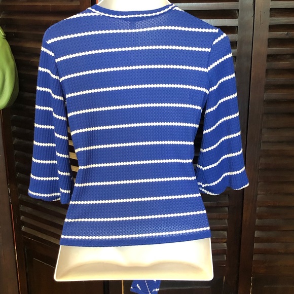 REBA Women’s blue blouse size S - Picture 4 of 8